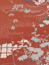 画像をギャラリービューアに読み込む, 銀彩金彩扇花模様【四つ釦】