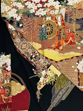 画像をギャラリービューアに読み込む, 【予約品】金箔御所車古典吉祥模様【フォーマルシュッケニ】