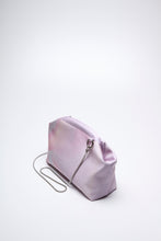 画像をギャラリービューアに読み込む, 藤色に薄錆青磁・桃暈し格子地織 ②【ケニガマ・大】