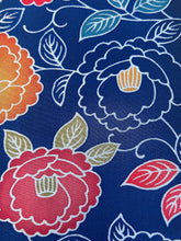 画像をギャラリービューアに読み込む, 手染め牡丹模様縮緬【サイドギャザーワンピース】