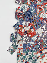 画像をギャラリービューアに読み込む, 辻ヶ花切ばめ鴛鴦模様【長丈シュッケニ】【日本橋三越品】