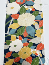 画像をギャラリービューアに読み込む, 霧かけ地紋に大花草模様【S】