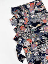 画像をギャラリービューアに読み込む, 雲ヱに花松絞り絵模様【長丈シュッケニ・丈91㎝】