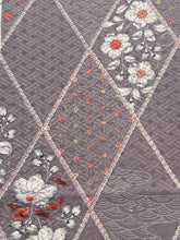 画像をギャラリービューアに読み込む, 籠目地紋に辻ヶ花模様【長丈シュッケニ・丈91㎝】