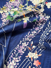 画像をギャラリービューアに読み込む, 【特短】乱れ藤地紋に籠花藤花尽くし模様