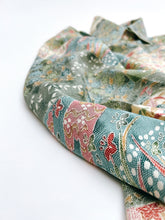 画像をギャラリービューアに読み込む, 流水地紋に鮫小紋風景模様