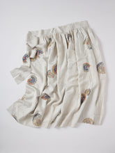 画像をギャラリービューアに読み込む, 草花絵皿模様に総菱欠け模様地紋【ギャザータイプ】