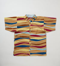 画像をギャラリービューアに読み込む, 幾何学菱地紋に横段模様【M】