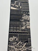 画像をギャラリービューアに読み込む, 軒先花家屋模様【L】ビンテージ