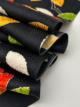 画像をギャラリービューアに読み込む, 鮫小紋地紋に葉・薔薇模様【六つ釦】