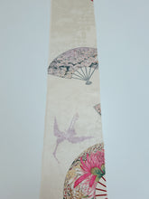 画像をギャラリービューアに読み込む, 掠れ格子に変わり波地紋に花扇模様【ティアード】