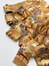 画像をギャラリービューアに読み込む, 地紙に扇御所車花模様【シュッケニ】