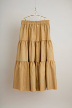 画像をギャラリービューアに読み込む, 飴色無地に流水吉祥織り出し模様【ティアード】