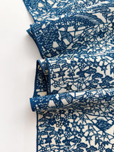 画像をギャラリービューアに読み込む, 風景絵の型染・縮緬