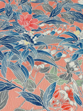 画像をギャラリービューアに読み込む, デジタル友禅葉模様【サイドギャザーワンピース】