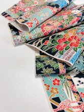 画像をギャラリービューアに読み込む, 短冊絵に花車古典模様【ティアード】