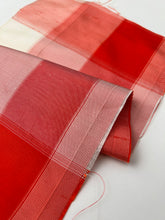 画像をギャラリービューアに読み込む, 二色格子織り模様大島【L】