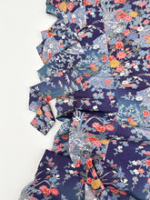 画像をギャラリービューアに読み込む, 縮緬地に四季の草花模様【長丈シュッケニ】