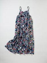 画像をギャラリービューアに読み込む, 手描き縮緬花草模様【サイドギャザーワンピース】