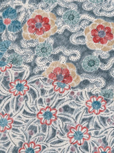 画像をギャラリービューアに読み込む, 膨れ織り花鳥模様【六つ釦】