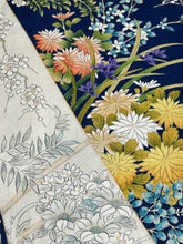 画像をギャラリービューアに読み込む, 枝葉地紋に四季草花模様【ティアード】