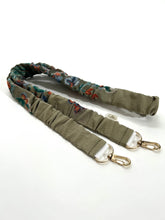 画像をギャラリービューアに読み込む, ②更紗花模様の暈し染縮緬地【ショルダー単品】