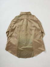 画像をギャラリービューアに読み込む, 濃海松色・吉祥ちらし刺繍色無地【ブラウス】【作家物】