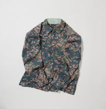 画像をギャラリービューアに読み込む, 流水に草花人物模様・紬【S】