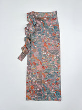 画像をギャラリービューアに読み込む, 橘に雲絵に総紗綾型地紋【長丈シュッケニ・丈91㎝】