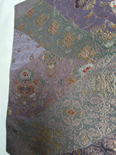画像をギャラリービューアに読み込む, 更紗に唐花・花鳥模様引箔【あずま型 大】上物