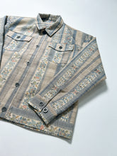 画像をギャラリービューアに読み込む, 縞の唐更紗織模様紬【ケニジャン】