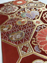 画像をギャラリービューアに読み込む, 蜀江・よろめき縞に花模様【あずま型 中】特上