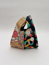 画像をギャラリービューアに読み込む, 型染花鳥模様・小【KBCコラボバッグ】