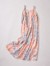 画像をギャラリービューアに読み込む, デジタル友禅葉模様【サイドギャザーワンピース】