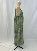 画像をギャラリービューアに読み込む, 鬼しぼ縮緬ちりめん・更紗模様【サイドギャザーワンピース】