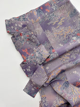 画像をギャラリービューアに読み込む, 縮緬地に暈し草花模様【シュッケニ】