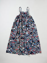 画像をギャラリービューアに読み込む, 手描き縮緬花草模様【サイドギャザーワンピース】
