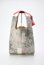 画像をギャラリービューアに読み込む, 唐織麗彩花鳥模様プラチナ箔【ケニショ・大】