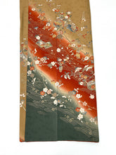 画像をギャラリービューアに読み込む, 流水飾花模様暈し染め金銀彩【フォーマルシュッケニ】