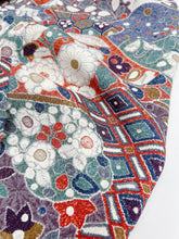 画像をギャラリービューアに読み込む, 辻ヶ花切ばめ鴛鴦模様【長丈シュッケニ】【日本橋三越品】