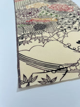 画像をギャラリービューアに読み込む, 新型・家屋に花模様【M】