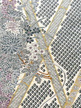 画像をギャラリービューアに読み込む, 霧地紋に鹿子・花模様