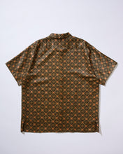 画像をギャラリービューアに読み込む, 縞地紋に格子菱幾何学模様【L】