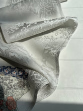 画像をギャラリービューアに読み込む, 草花絵皿模様に総菱欠け模様地紋【長】