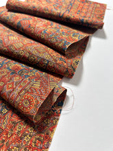 画像をギャラリービューアに読み込む, 開き扇に古典更紗模様【S】