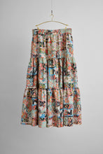 画像をギャラリービューアに読み込む, 短冊絵に花車古典模様【ティアード】