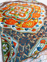 画像をギャラリービューアに読み込む, 花・華唐草模様更紗横錦【あずま型 大】特上