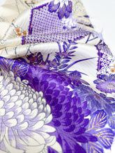 画像をギャラリービューアに読み込む, 変わり波菱に扇花車模様【ティアード】