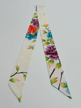 画像をギャラリービューアに読み込む, 鮫小紋地紋に暈し染の牡丹模様【特短】