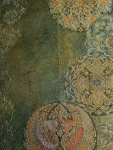 画像をギャラリービューアに読み込む, 丸華鳥模様引箔・金糸【あずま型 大】上物